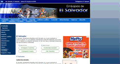 Desktop Screenshot of embajadaelsalvador.org