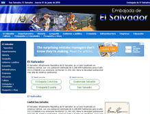 Tablet Screenshot of embajadaelsalvador.org